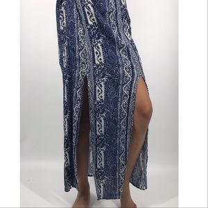 American eagle Boho maxi skirt 2slits 10
